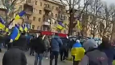 Херсон протестує проти Руських окупантів!!!!