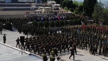 Подготовка к параду в '' Парке победы'' г. Душанбе 2 ...