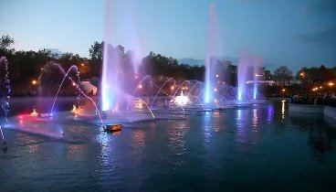 Самое красивое шоу фонтанов в России. Хабаровск.
