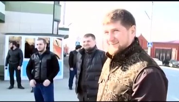 Рамзан Кадыров вышел прогуляться... 