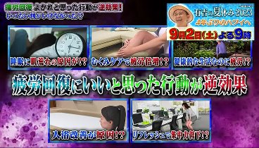 潜在能力テスト 230829 動画  一体なぜ⁉疲労回復のための行動が逆効果！ | 2023年8月29日