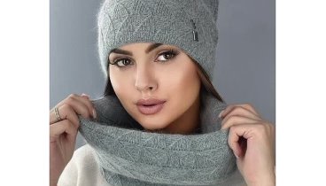 Женский зимний комплект из шапки и снуда создан, чтобы вам было тепл ...