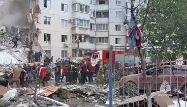 Белгород 12 мая. Ударом террористов УГИЛ разрушен подъезд 10 этажног ...