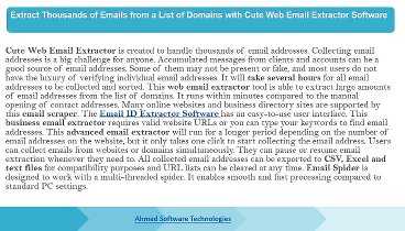 Which Email Extractor Is Good For Extracting Emails From A List Of D ...