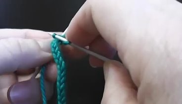 Как связать шнурок спицами