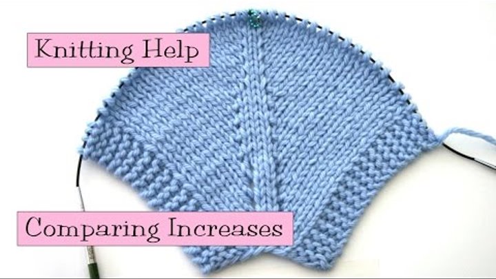 Knitting Help - Comparing Increases