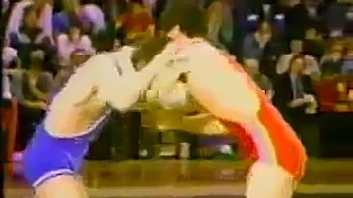 Sergey Karamchakov (Khakasia) vs Rich Salamone (USA), Seoul 1988. Fr ...