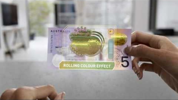 Next generation of Australian banknotes: New $5 (60 second video)