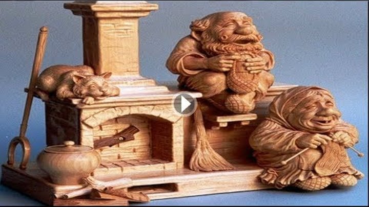 Русская деревянная скульптура.  Часть 2. Russian wooden sculpture 2