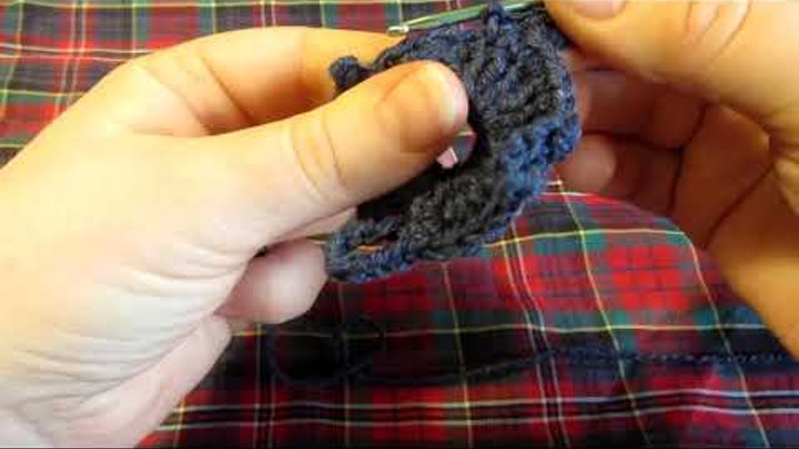 Как связать крючком квадратный мотив How to crochet square motif
