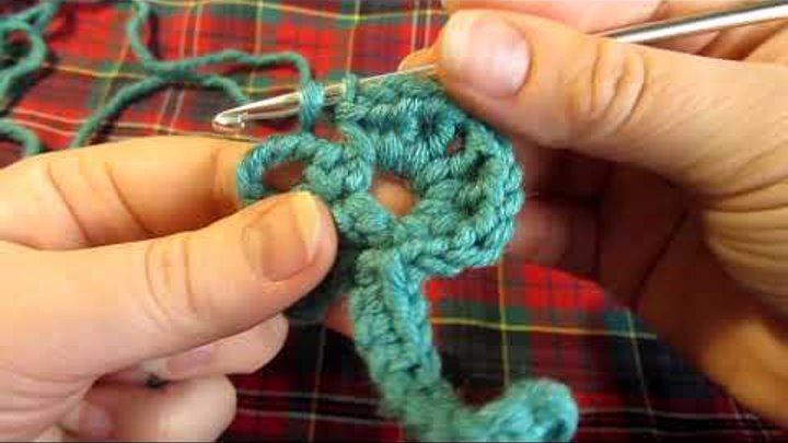 Вязаный крючком листик Трилистник. Crochet leaf trefoil