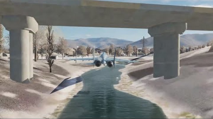 #Су33 пролёт под мостом #BridgeStunt_For_HERO #NoriskNoFun #crazyrus ...