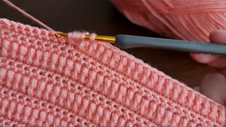 Easy Crochet Baby Blanket Knitting  For Beginners... Yapımı Kolay Tı ...