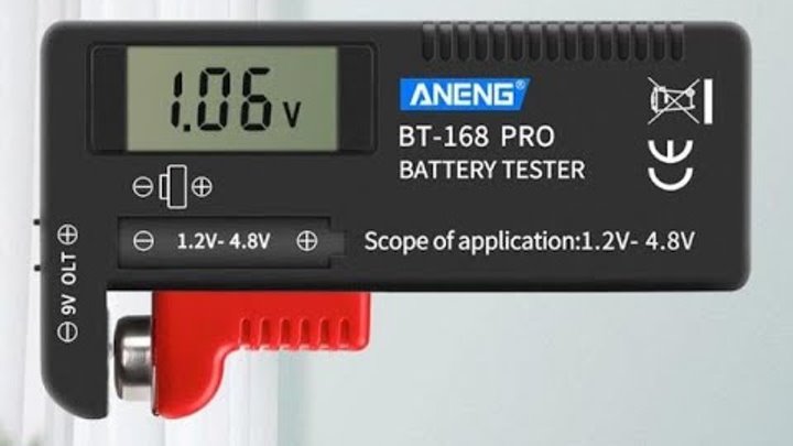 Тестер батареек ANENG BT 168 PRO.
