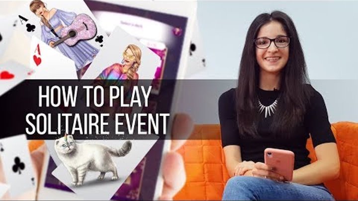 How to play solitaire event in Lady Popular?