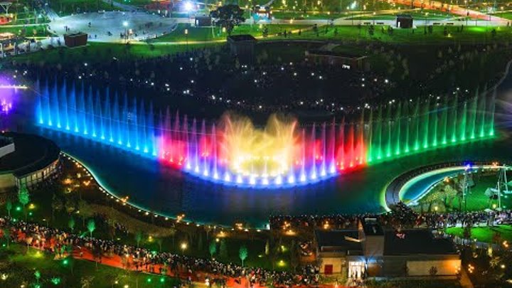 Обновленный фонтан в парке Tashkent city 4K
