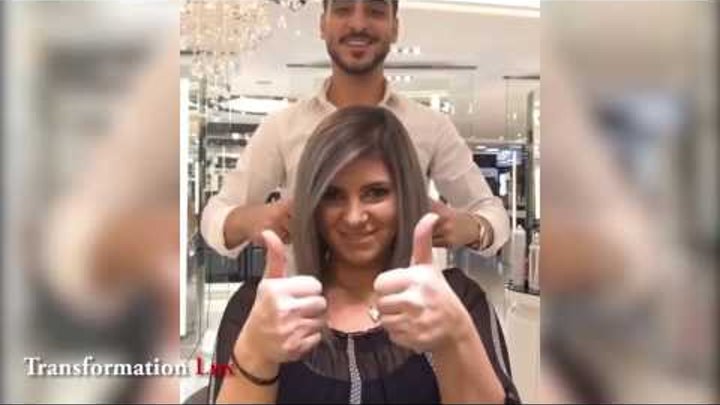Hair cut and Color Transformation by Mike ISM (Mounir Salon)