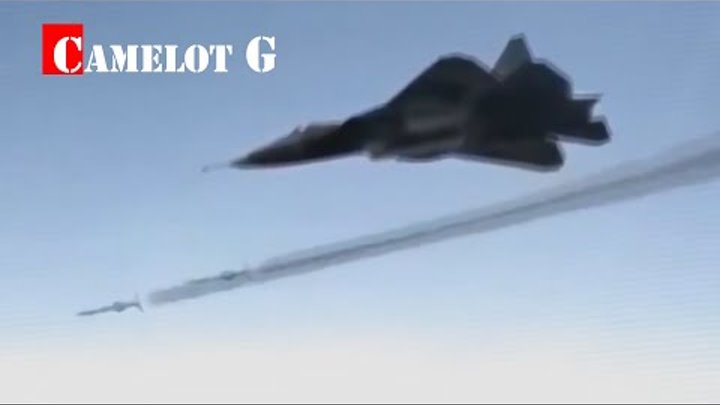 Американцы пытаются понять, что за ракету выпустил Су-57 на испытани ...