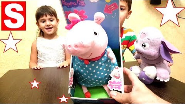 Свинка Пеппа  Игрушка для Детей Умеет Петь и Танцевать. Видео Для Детей