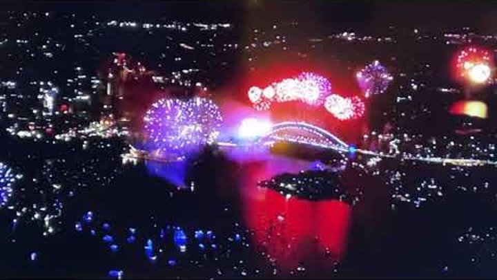 Sydney Australia New Year Fireworks 2023