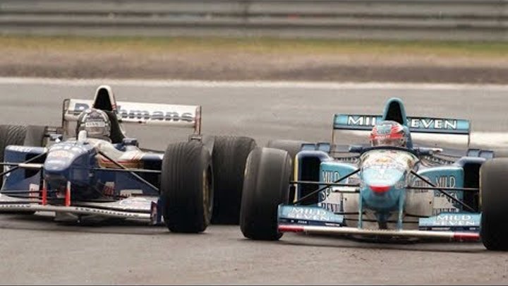 Шумахер побеждает с 16-го места!  Бельгия - 1995