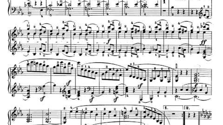 Beethoven. Sonata para piano nº 4 Op. 7 en Mi bemol mayor. III-Allegro.