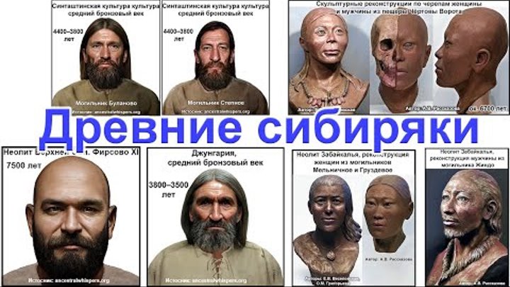 Генетическая история Северной Азии, новые данные от Алтая до Приморь ...