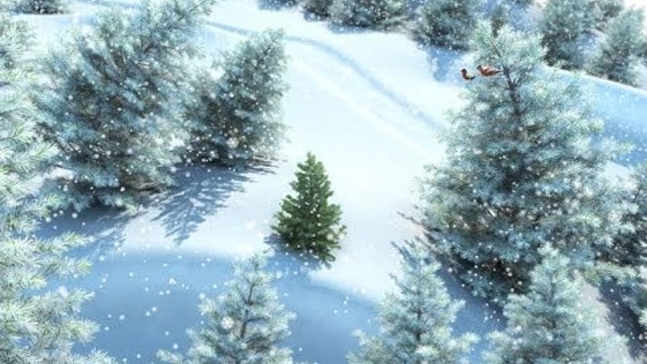 ♫ В лесу родилась елочка | Новогодние песни для детей (с субтитрами)