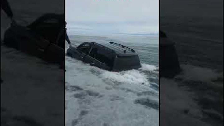 Утопили крузак 200 в Байкале #иркутск #байкал #крузак200 #павелкраси ...