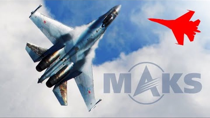 SU-35 be like:  PHYSICS SOLD SEPARATELY  ✈️ MAKS 2017 [Remastered]