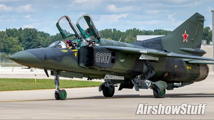 MiG-23 Final Flybys - Thunder Over Michigan 2023
