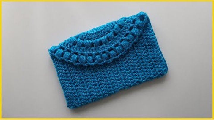 Сумка-клатч крючком. Вязание крючком / How to crochet handbag