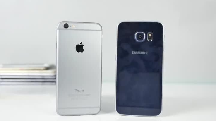 Samsung Galaxy S6 Edge VS iPhone 6 DEEP Redbull Test - Waterproof