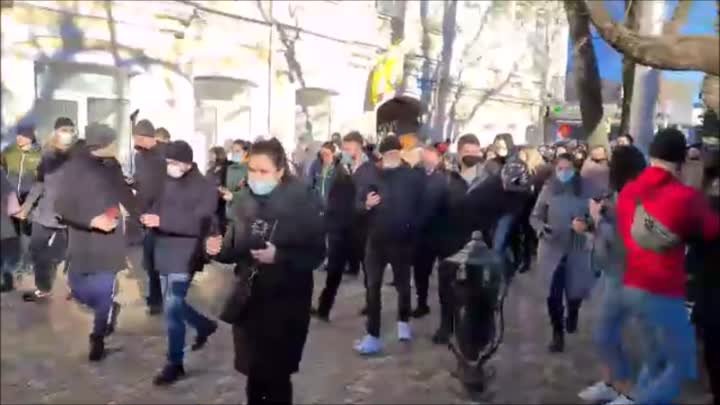 Ставрополь.Что-то похожее на митинг и задержание.23.01.21