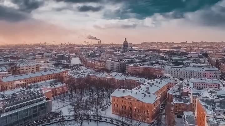 Настоящая зима в Санкт-Петербурге...