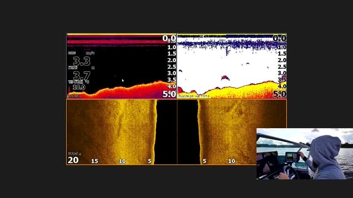 Как настроить эхолот и структурсканер _ Обзор и настройка Lowrance H ...