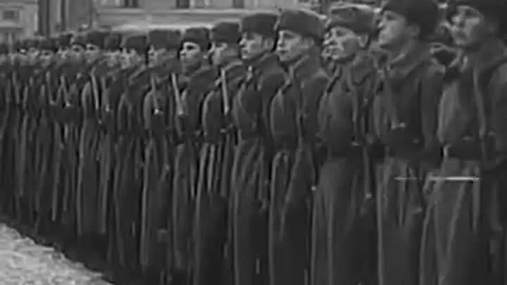 Исторический парад 7 ноября 1941 года