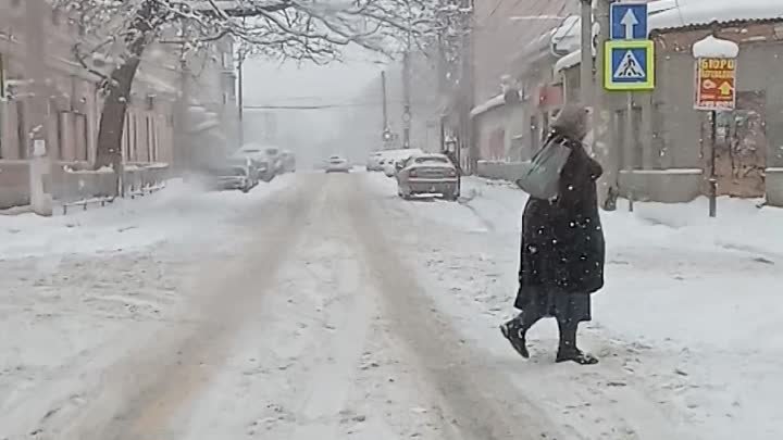 Снежный Симферополь, 13 февраля