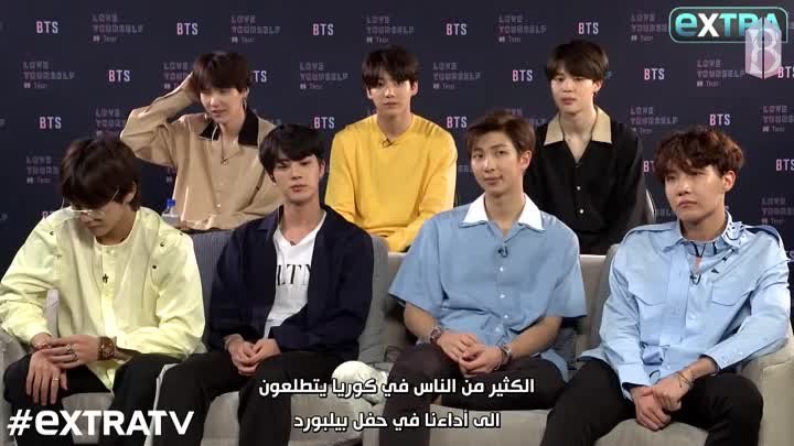 [Arabic Sub] BTS on Their New Album ‘Love Yourself: Tear' and Their BBMAs