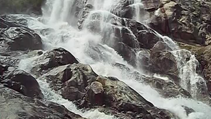 Домбай, Алибекский водопад. Из архива Машковой Людмилы