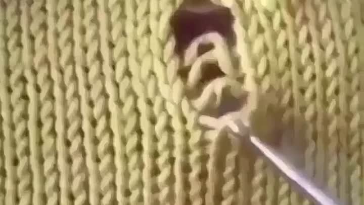 Ремонт вязаной одежды