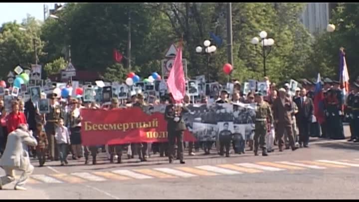 "Бессмертный полк" в городе Валуйки 9 мая 2016 г.