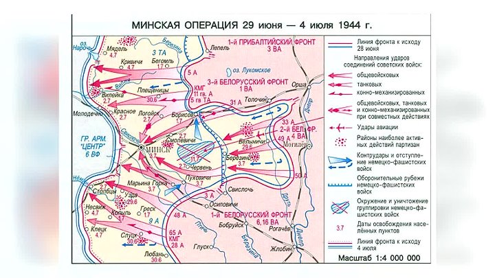 1 белорусский фронт карта