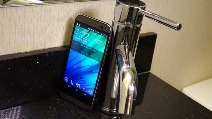 All New HTC One M8 Water Test - Water Resistant