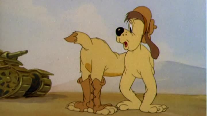 Том и Джерри. Военная Собака. HD. 1940-1948