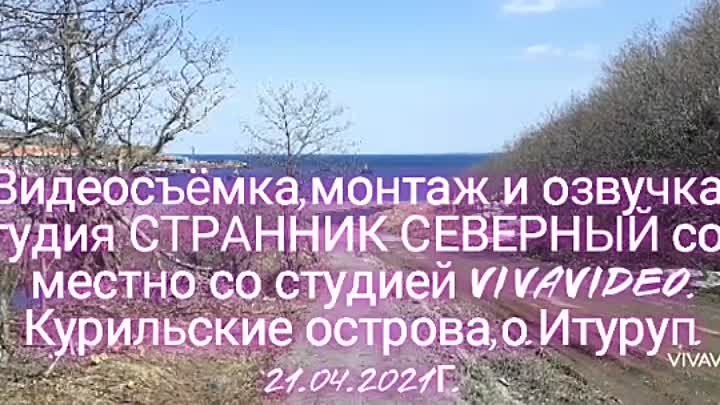 Курильские острова.о.Итуруп,с.Рейдово.Побережье.mp4