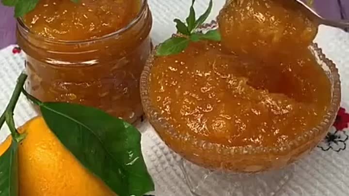 Апельсиновый  джем ( рецепт )
