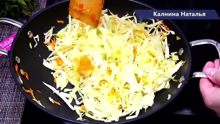 ЕГО Пекут УЖЕ Все мои подруги, Мой фирменный ПИРОГ с капустой, весь  ...