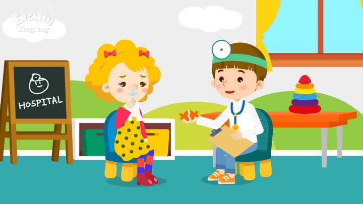 Kids vocabulary - Health Problems - hospital play - Learn English fo ...
