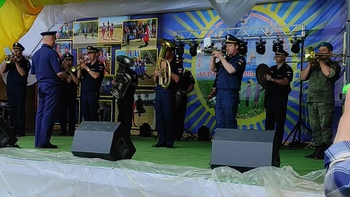 2. Военный оркестр на фестивале в Высоцком Ставропольского края - Бу ...